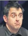  ?? Picture: PA. ?? Ronnie O’Sullivan said the K2 leisure centre in Crawley should have been given over entirely to the English Open.