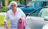  ?? MARK RANDALL/ STAFF PHOTOGRAPH­ER ?? Fort Lauderdale “psychic” Rose Marks arrives at Federal Court inWest Palm Beach on Thursday afternoon.