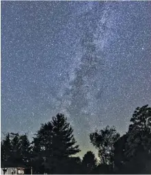  ?? BY JOYCE HARMAN ?? e beautiful Milky Way as seen from the Rappahanno­ck County Park.