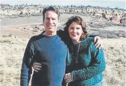  ??  ?? Kerry Gubits and his late wife, Wendy, were married 33 years. They were original Rockies seasontick­et holders and attended the 1993 home opener.