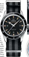  ??  ?? Spectre (2015):
Seamaster 300 with a Nato strap.