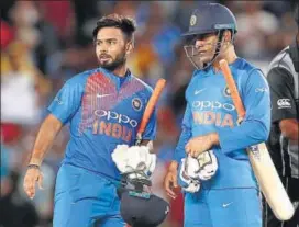  ??  ?? Indian cricket needs to look beyond MS Dhoni especially in T20s, says Sunil Gavaskar.
GETTY