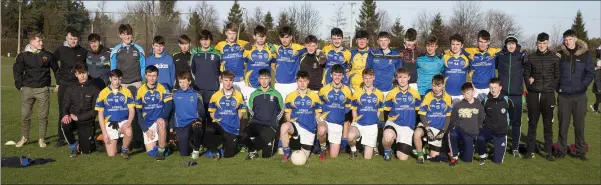 ??  ?? The Avondale CC team who lost out to Coláiste Bhríde Carnew in the county semi-final. Photos: Barbara Flynn