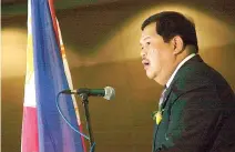  ??  ?? A MAY 25, 2011 file photo shows now Bangko Sentral ng Pilipinas Governor Nestor A. Espenilla, Jr. addressing rural bankers in Pasay City.