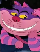  ??  ?? Mischievou­s: Bingo from Banana Splits and the Cheshire Cat