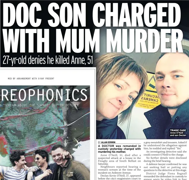  ??  ?? TRAGIC CASE Anne O’neill and son Declan