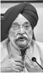  ??  ?? Civil Aviation Minister Hardeep Singh Puri says India must leverage its growing air traffic to establish a robust aircraft leasing industry