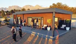  ?? PICTURE: DAVID RITCHIE/AFRICAN NEWS AGENCY (ANA) ?? ECO-FRIENDLY: Innovative Modular Concepts showed off their new house which is built using a shipping container as a base.