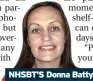  ?? ?? NHSBT’S Donna Batty