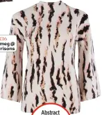  ??  ?? £16 Nutmeg @ Morrisons Abstract animal prints help give pieces a more modern feel