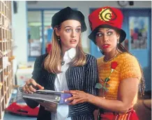  ??  ?? Alicia Silverston­e and Stacey Dash in a scene from Clueless