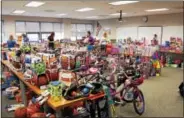  ?? SUBMITTED PHOTO ?? Students, faculty and staff from Technical College High School (TCHS) Pennock’s Bridge Campus raised more than $13,000 to help purchase new items, goods, toys and clothing for families in need.