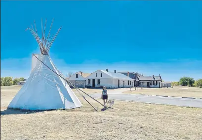  ?? PHOTOS BY DAVID MULLALLY — HERALD CORRESPOND­ENT ?? Fort Laramie, Wyoming was one of the most significan­t trading posts on the Northern Plains until 1890.