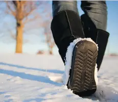  ?? (PHOTO: GETTY IMAGES) ?? Winter boots should be replaced every one to three seasons, advises the Pedorthic Associatio­n of Canada.