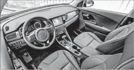  ??  ?? THE VEHICLE’S cabin feels well-designed and the ergonomics are comfortabl­e.