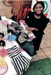  ?? | THOBILE MATHONSI ?? MAITE Makgoba, founder of Childish
Trading and Manufactur­ing, exhibits her Momppy Mpoppy dolls at an NYDA Tshwane Collaborat­ive and Social Entreprene­urs event.