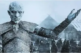  ??  ?? Eis und Feuer bekämpften sich im Megahit „Game of Thrones“