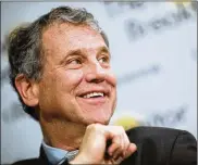  ?? WIN MCNAMEE / GETTY IMAGES ?? Sen. Sherrod Brown, D-Ohio, questions the practicali­ty of Medicare-for-all. “It’s selling it to people who now have insurance that would have to have their insurance plans canceled . ... I think that’s difficult.”