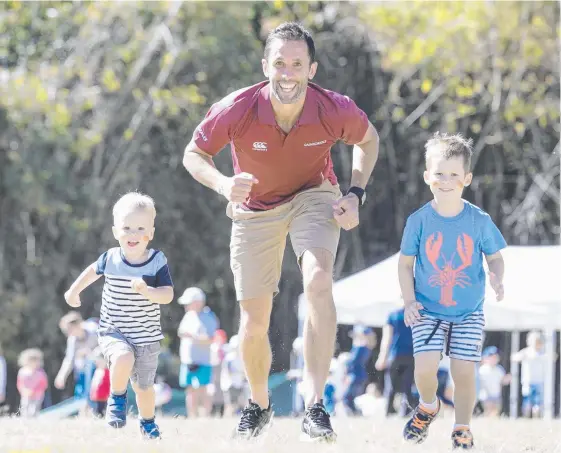  ?? Picture: SUPPLIED ?? Kookaburra­s great Mark Knowles is encouragin­g a healthy lifestyle as attention turns to the Gold Coast Commonweal­th Games.