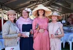  ??  ?? Jane Lee, Jocelyn Allen, Anna Dunn and Toni Bourke of Roma.