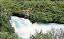  ?? PHOTO: FAIRFAX NZ ?? Huka Falls could be used for a challengin­g whitewater kayaking course.