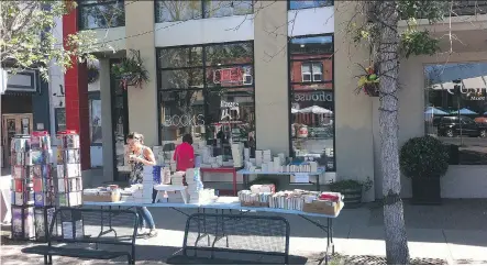  ?? RICHARD WHITE ?? Pages bookstore is one of the Kensington BRZ businesses that will morph into J.K. Rowling’s Diagon Alley on July 31.