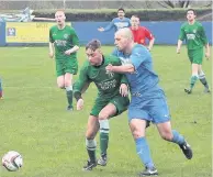  ??  ?? Attack Nick Cusack started up front for Cambuslang