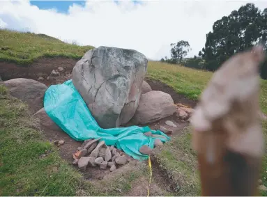  ?? / Mauricio Alvarado ?? En predios aledaños se han hecho excavacion­es en busca de nuevos hallazgos.