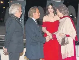  ?? G3 / GTRES ?? Giancarlo Giammetti, Valentino, Monica Bellucci y la reina Sofía