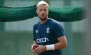  ?? Gareth Copley/Getty Images ?? Robinson has taken 76 wickets in his 20 Test matches but has struggled with his fitness since his debut in June 2021. Photograph: