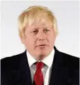  ??  ?? Empty rhetoric Boris Johnson