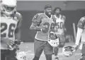  ?? ROB SCHUMACHER/THE REPUBLIC ?? Cardinals safety Budda Baker works out during training camp on Thursday at University of Phoenix Stadium.