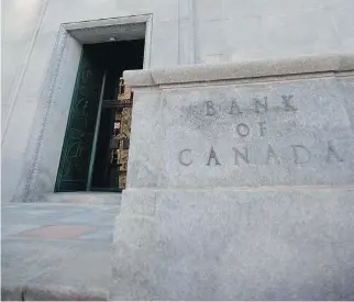  ?? GEOFF ROBINS/AFP/GETTY IMAGES ?? Citing weak wage growth and the slowing pace of underlying inflation, the Bank of Canada stuck with its trendsetti­ng interest rate of 0.5 per cent on Wednesday.