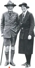  ?? ?? Olave Baden-Powell with Sir Robert Baden-Powell