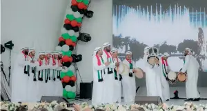 ?? Supplied photo ?? UAE’s National Day celebratio­ns at the Expo 2017 venue in Astana, Kazakhstan. —