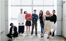  ??  ?? The F-team (from left): Fashion editor Imran Jalal, art director Jonathan Chia, editor Noelle Loh, fashion writer Keng Yang Shuen, copywriter Charlene Fang, writer So½a Kim, and senior designer Adeline Eng. Not in picture: Designer Hisyam Abd Rahman,...