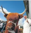  ??  ?? ■ The Highland Show is the social event of the year for farmers.