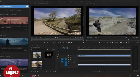  ??  ?? Adobe Premier Pro is the industry standard, and is quick to pick up.