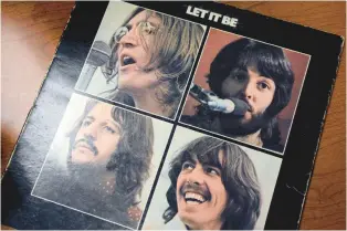  ?? MARK RANDALL/ SOUTH FLORIDA SUN SENTINEL ?? The Beatles’“Let It Be” album.