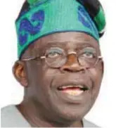  ??  ?? Tinubu