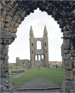  ??  ?? The display will feature manuscript­s, historical records and photograph­s of St Andrews Cathedral.