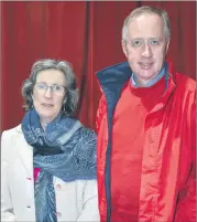  ?? (Pic:
John Ahern) ?? RIGHT: Canon Michael Leamy and Maura Smyth, who attended the show ‘Jesus From Nazareth’ in The Palace Theatre, Fermoy last Saturday night.