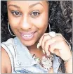  ??  ?? Miaquita Gray of Lexington Park was shot and killed at a bar in Waldorf.