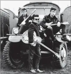  ??  ?? FAB 3: Astrid took this shot of Harrison, Sutcliffe and Lennon in 1961