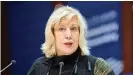  ??  ?? Dunja Mijatovic is the Council of Europe's Commission­er for Human Rights