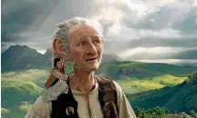  ??  ?? The BFG’s charm is the relationsh­ip between Mark Rylance’s giant and Ruby Barnhill’s Sophie.