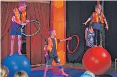  ?? FOTO: PRIVAT ?? Selbst im Zirkus auftreten macht besonderen Spaß.