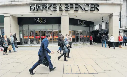  ?? /Reuters ?? Ethical sourcing: The Marble Arch branch of Marks &amp; Spencer in central London. In its 2018 modern slavery statement, M&amp;S says it operates in 57 territorie­s and has 2,100 product suppliers. Three years ago it launched an interactiv­e supply chain map, which provides informatio­n on factories and raw materials.