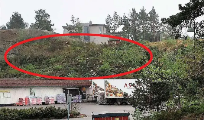  ?? FOTO: PRIVAT ?? Erik Langeland fikk sjokk da han kom hjem og oppdaget at skogholtet foran familiens bolig var borte. Nå er utbyggeren dømt til å betale 600.000 kroner i erstatning.