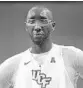  ?? PHELAN M. EBENHACK/AP ?? UCF center Tacko Fall is the team’s leading scorer with 11.3 points per game.